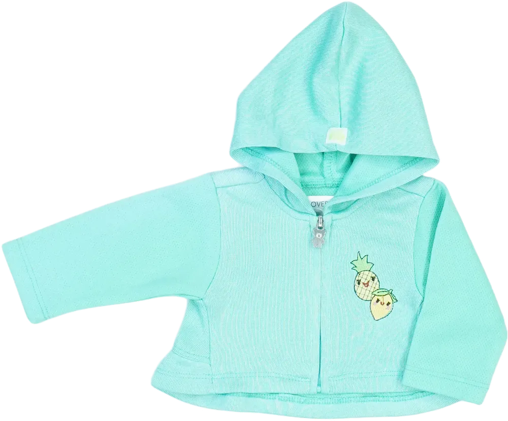 Kék Overkids Kapucnis pulóver EU 62 / UK 0-3 hónap / US 0-3 hónap