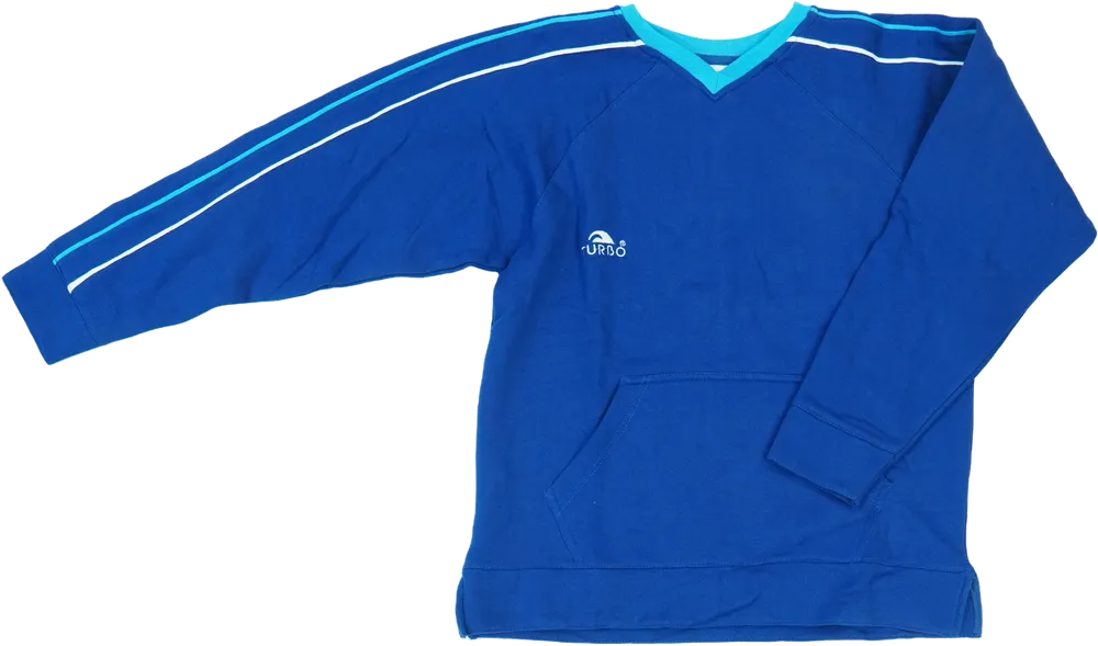 Kék Turbo Pulóver EU 176 / UK 16 év / US XL