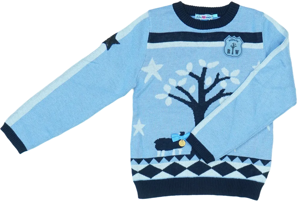 Kék Rosalita Kötött pulcsi EU 104 / UK 4 év / US 4T/XS