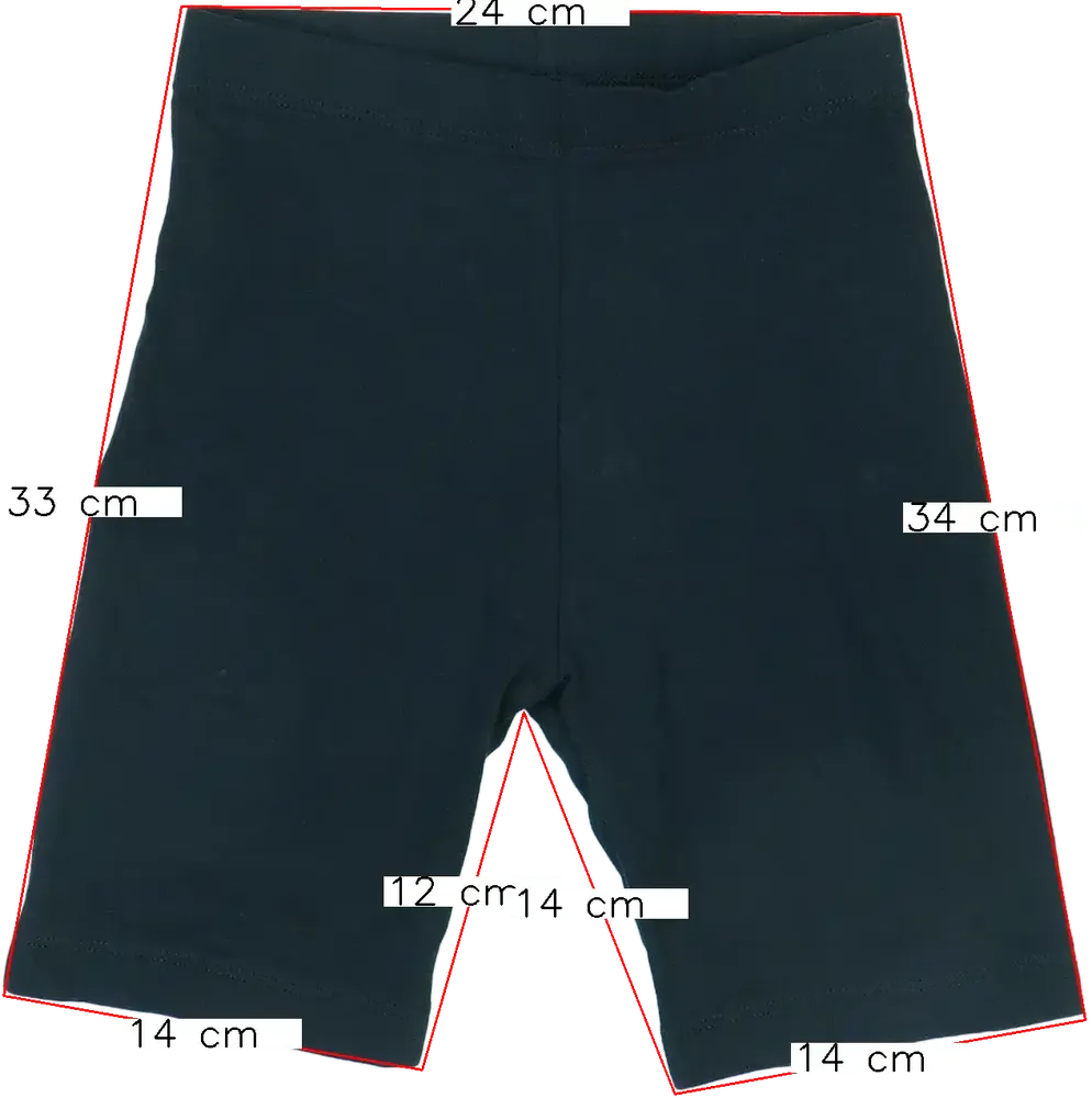 Fekete George Rövidnadrág EU 122 / UK 7 év / US 7 év/M