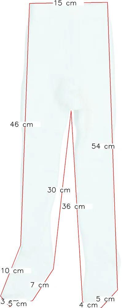 Fehér Dressy Kidz Harisnya EU 116 / UK 6 év / US 6 év/S