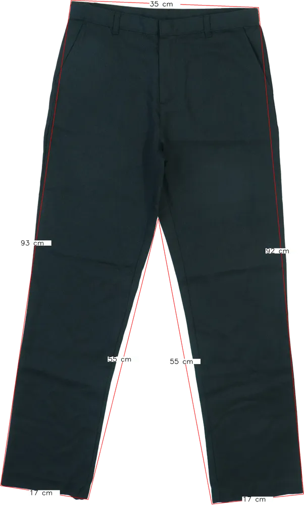 Fekete George Hosszúnadrág EU 158 / UK 13 év / US 14 év/XL