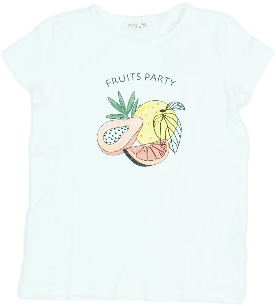 Fehér OVS Póló EU 140 / UK 10 év / US 10 év/L