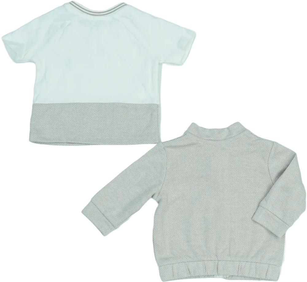 Barna George 2 részes szett - Felsőruházat EU 62 / UK 0-3 hónap / US 0-3 hónap