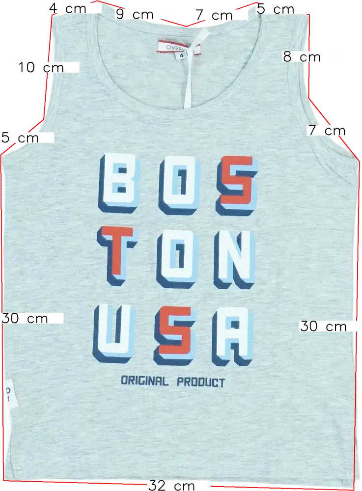 Szürke Overkids Fiú / Férfi atléta EU 104 / UK 4 év / US 4T/XS