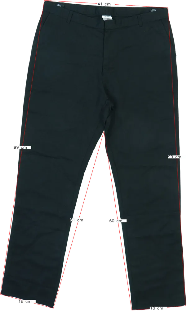 Fekete George Hosszúnadrág EU 180 / UK 17-18 év / US XXL