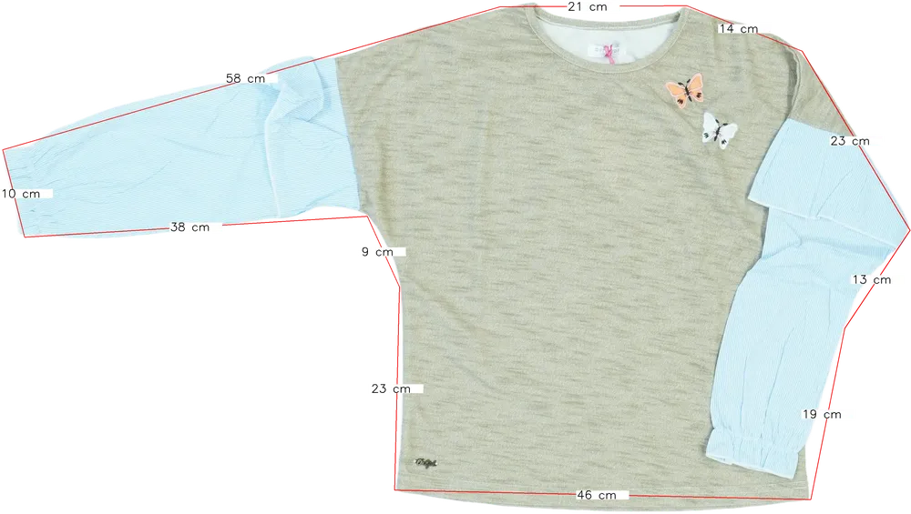 Barna Overkids Pulóver EU 128 / UK 8 év / US 8 év/M