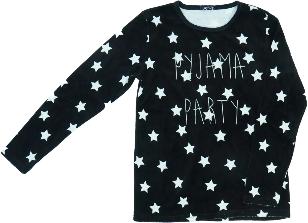 Fekete Kiabi Pizsama felső EU 34