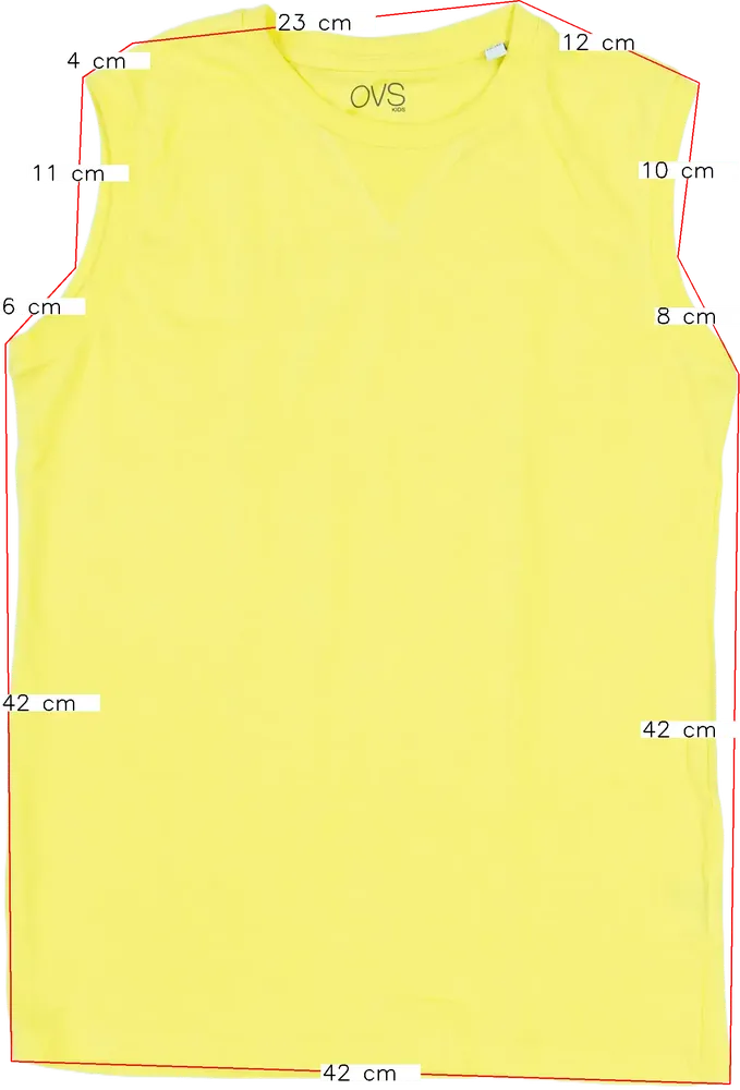 Sárga OVS Fiú / Férfi atléta EU 152 / UK 12 év / US 12 év/L