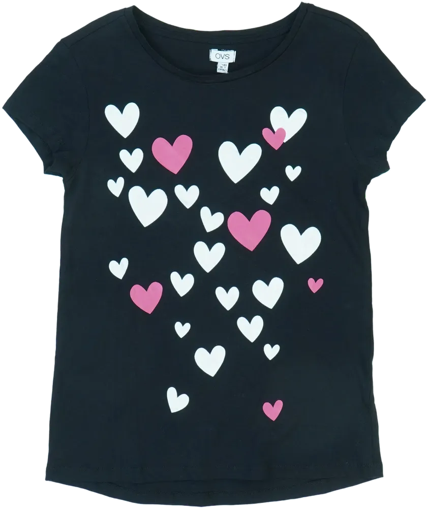 Fekete OVS Póló EU 146 / UK 11 év / US 12 év/L