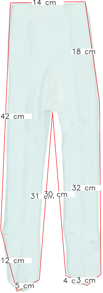 Fehér Dressy Kidz Harisnya EU 98 / UK 3 év / US 3T