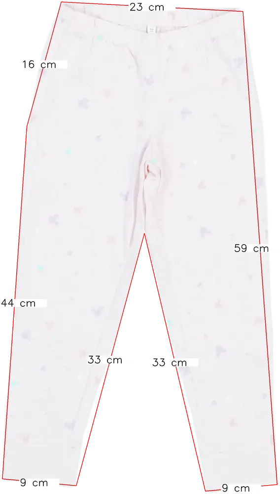 Rózsaszín Disney Pizsama alsó EU 110 / UK 5 év / US 5 év/XS
