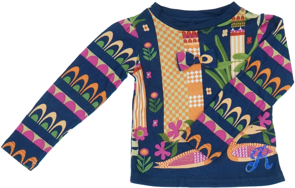 Többszínű Rosalita Hosszú ujjú felső EU 104 / UK 4 év / US 4T/XS