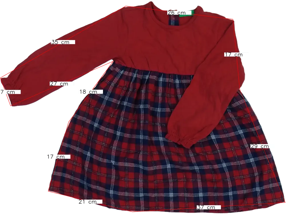 Piros Benetton Ruha EU 98 / UK 3 év / US 3T