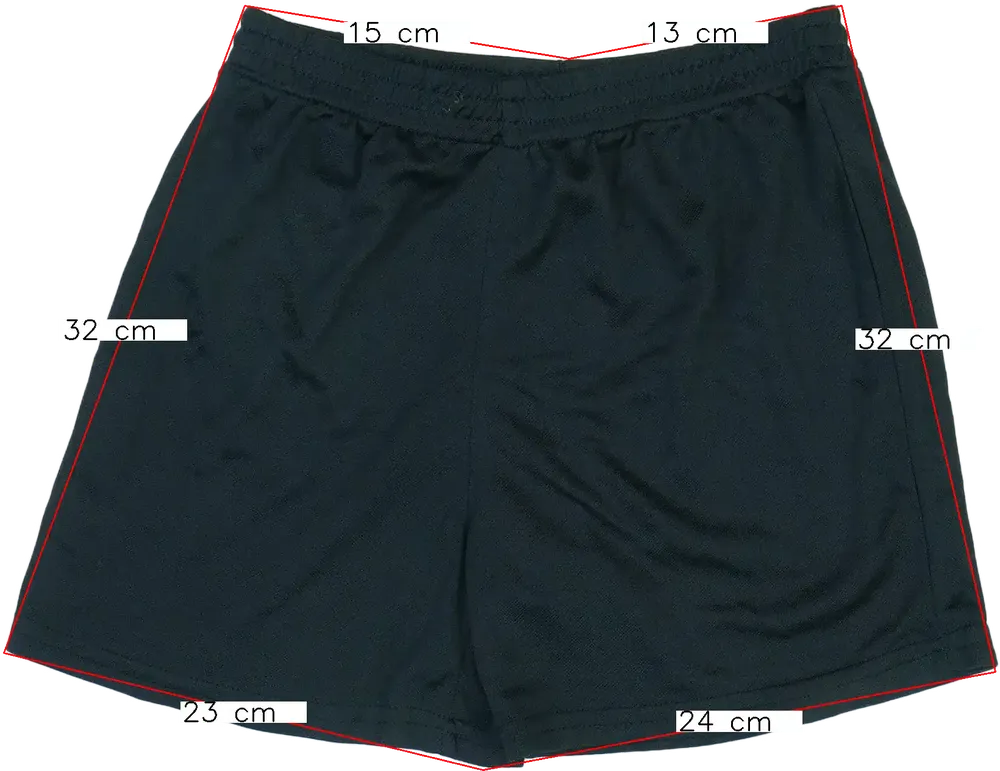 Fekete George Rövidnadrág EU 134 / UK 9 év / US 9 év/L