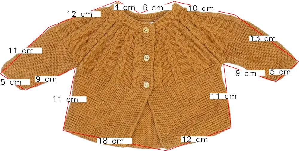 Barna Next Kardigán EU 62 / UK 0-3 hónap / US 0-3 hónap