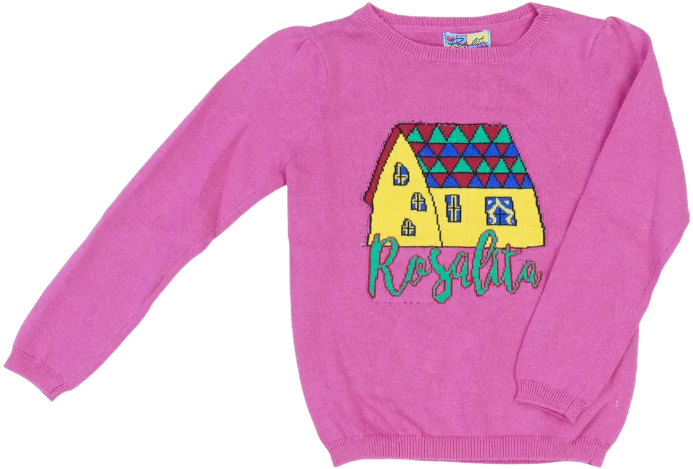 Rózsaszín Rosalita Kötött pulcsi EU 104 / UK 4 év / US 4T/XS