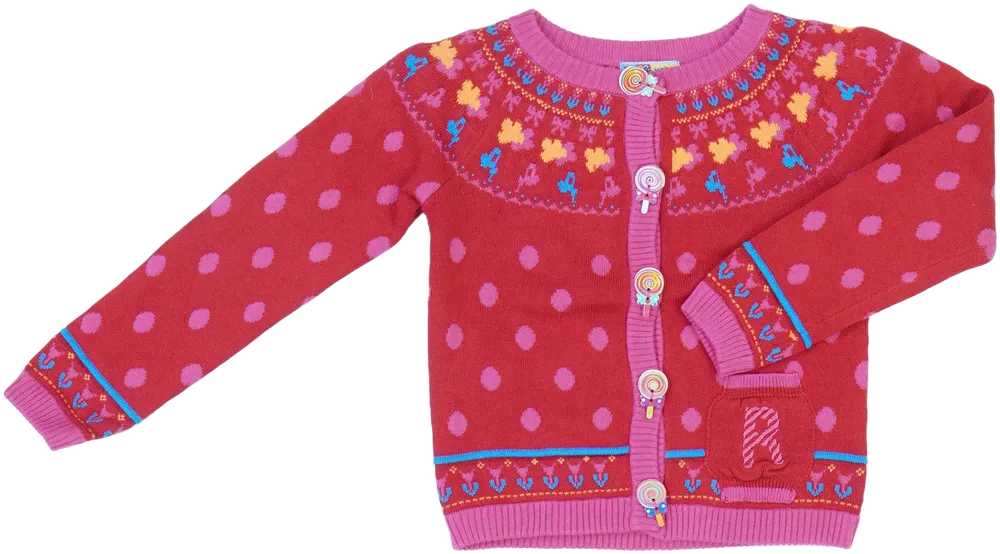 Rózsaszín Rosalita Kardigán EU 104 / UK 4 év / US 4T/XS