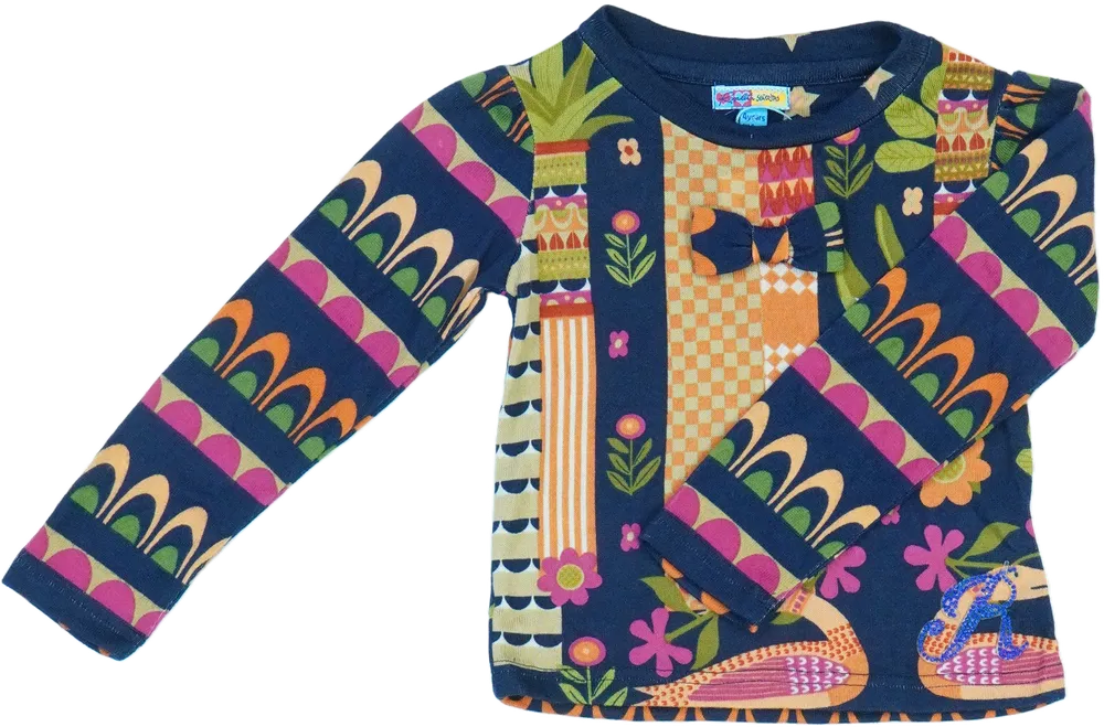 Többszínű Rosalita Hosszú ujjú felső EU 104 / UK 4 év / US 4T/XS