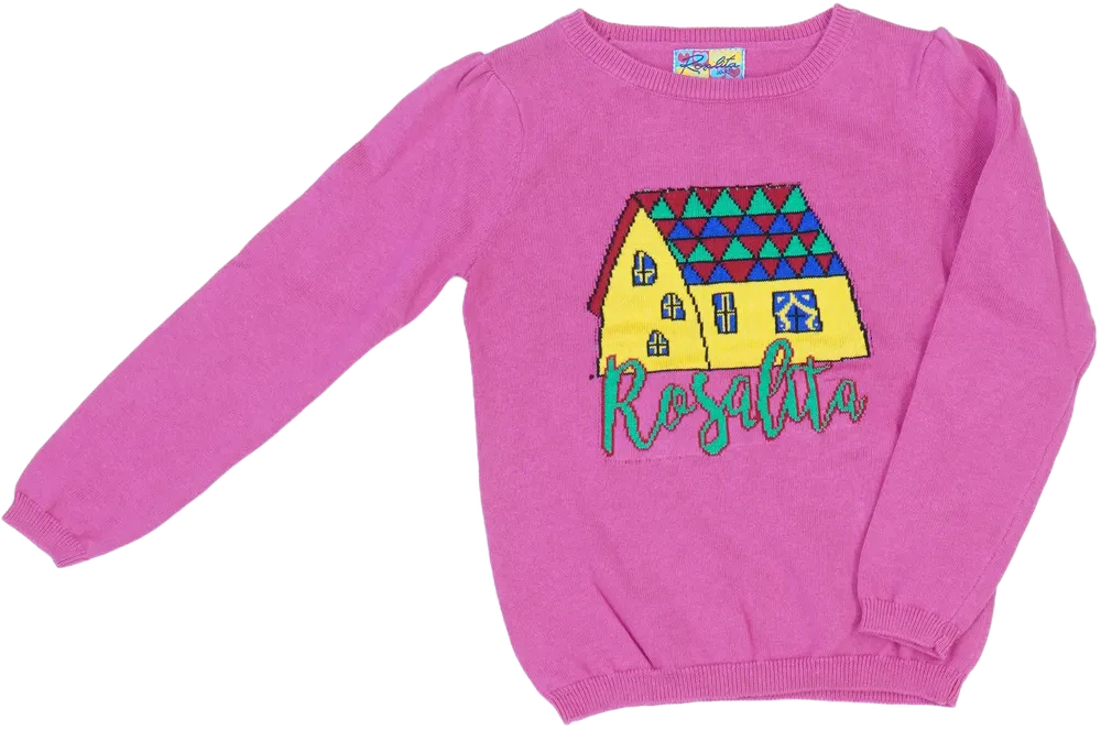Rózsaszín Rosalita Kötött pulcsi EU 104 / UK 4 év / US 4T/XS