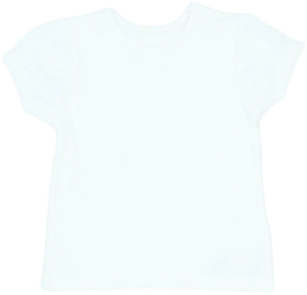 Fehér George Póló EU 122 / UK 7 év / US 7 év/M