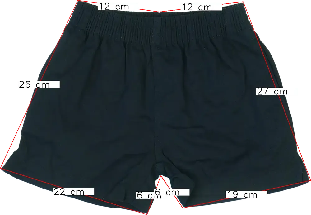 Fekete George Rövidnadrág EU 110 / UK 5 év / US 5 év/XS