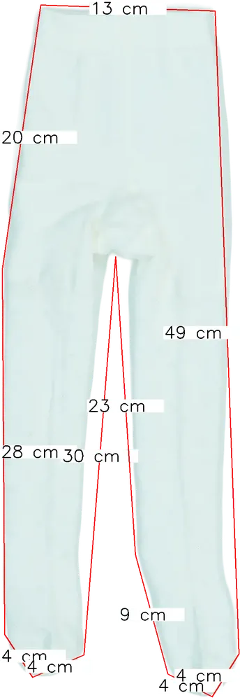 Fehér Dressy Kidz Harisnya EU 98 / UK 3 év / US 3T