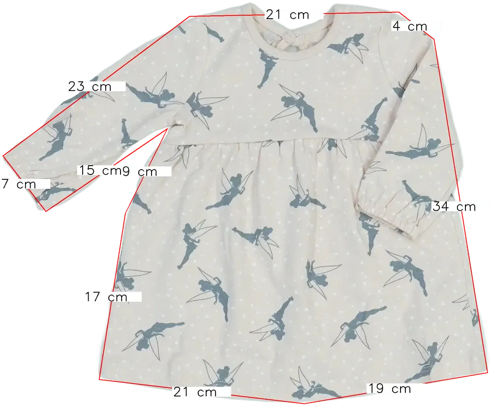 Rózsaszín Disney Ruha EU 68 / UK 3-6 hónap / US 3-6 hónap