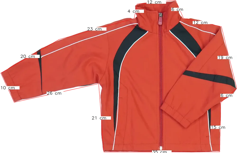 Piros Egyéb Átmeneti kabát EU 110 / UK 5 év / US 5 év/XS