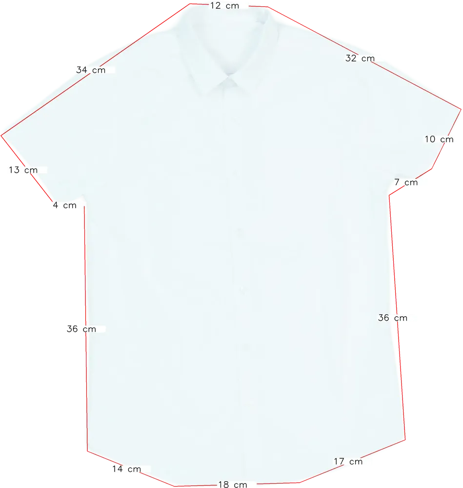 Fehér George Ing EU 158 / UK 13 év / US 14 év/XL