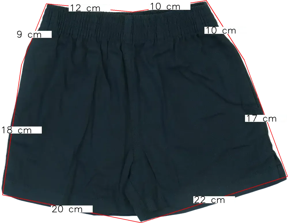 Fekete George Rövidnadrág EU 110 / UK 5 év / US 5 év/XS