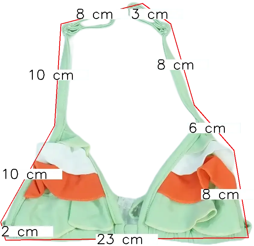 Zöld Brunotti Bikini felső EU 140 / UK 10 év / US 10 év/L
