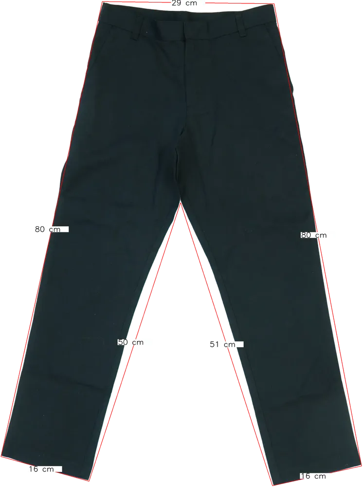 Fekete George Hosszúnadrág EU 134 / UK 9 év / US 9 év/L