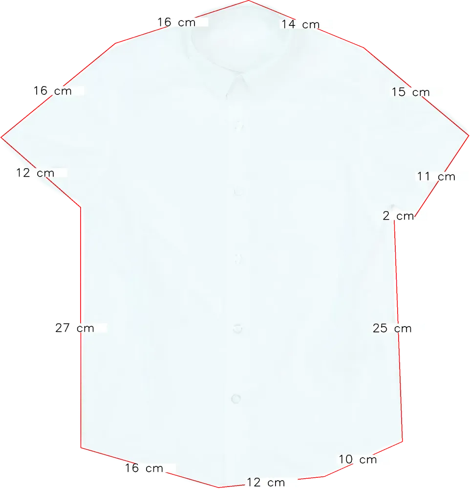 Fehér George Ing EU 110 / UK 5 év / US 5 év/XS