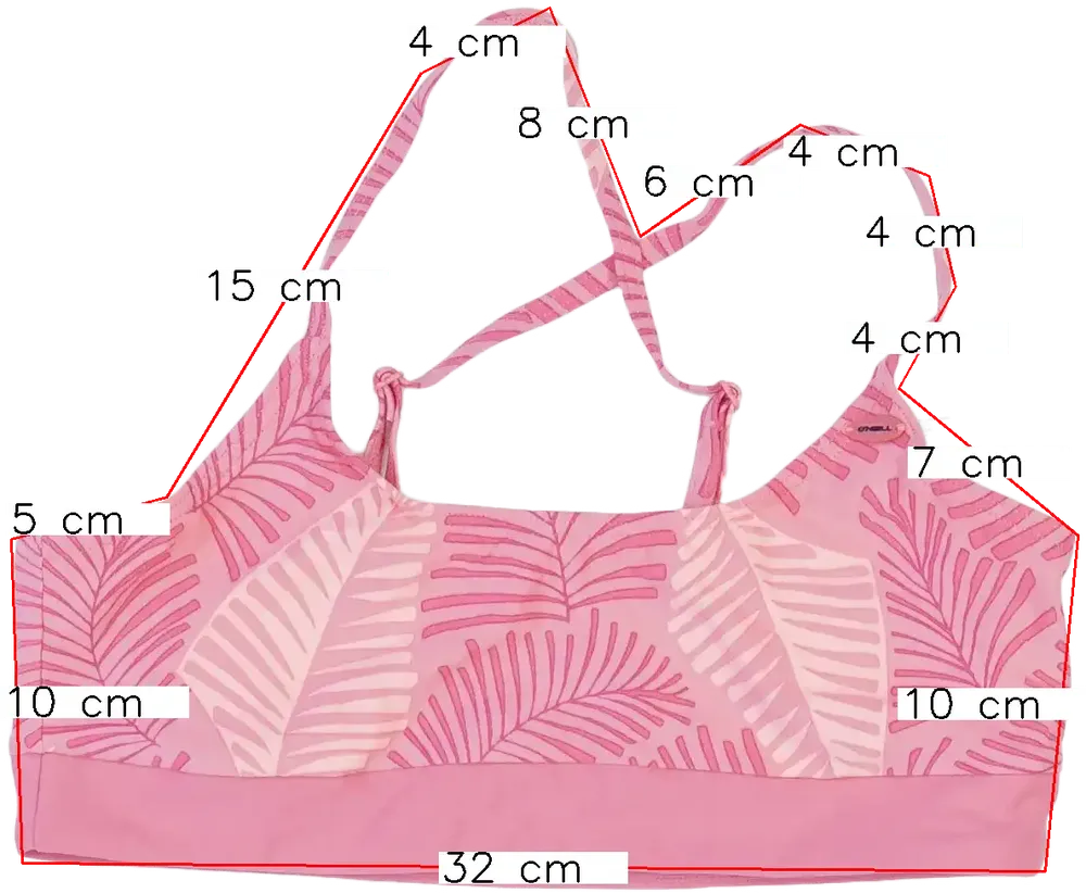 Rózsaszín Roxy Bikini felső EU 164 / UK 14 év / US 14 év/XL