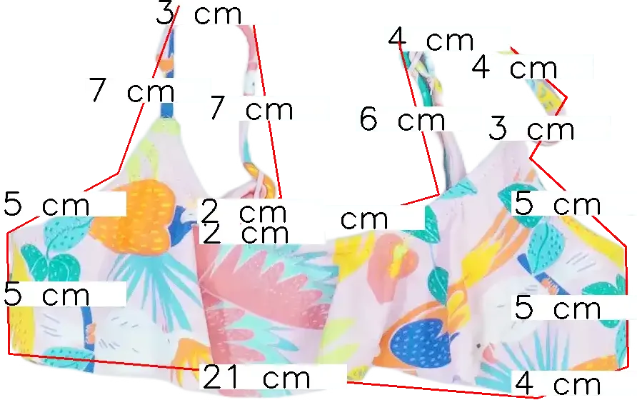 Rózsaszín Zara Bikini felső EU 110 / UK 5 év / US 5 év/XS