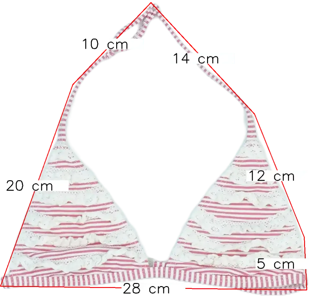 Többszínű Egyéb Bikini felső EU 140 / UK 10 év / US 10 év/L