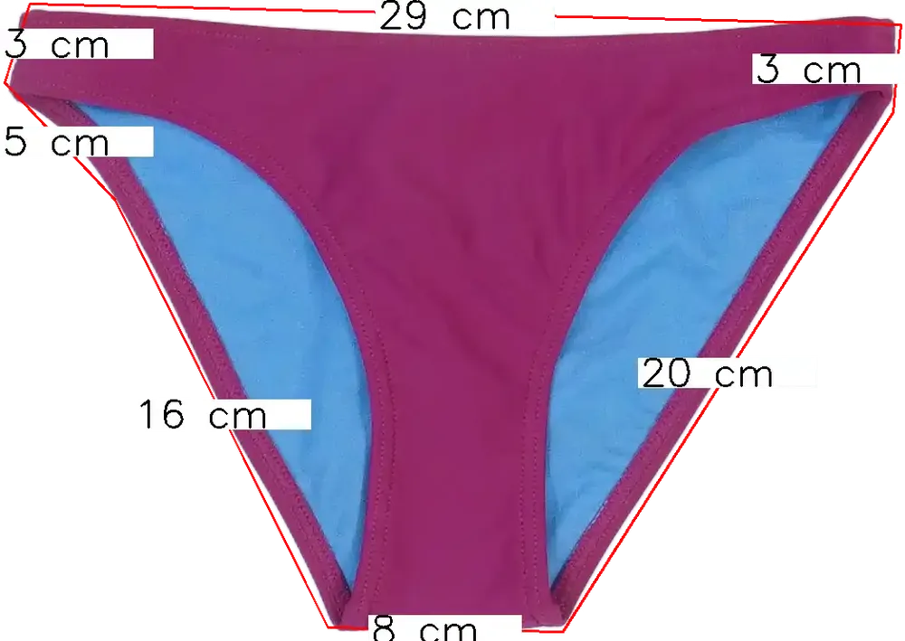 Bordó Brunotti Bikini alsó EU 140 / UK 10 év / US 10 év/L