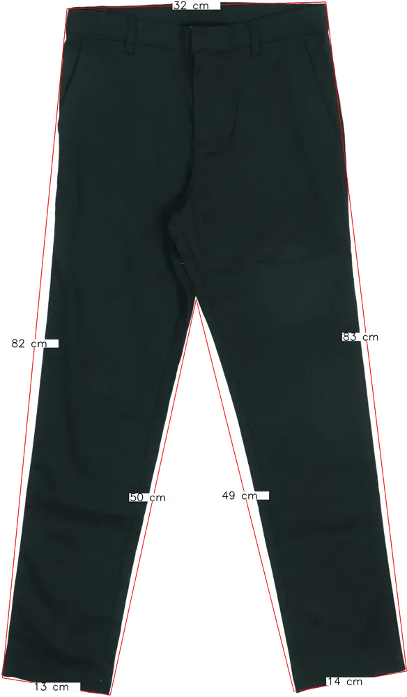 Fekete George Hosszúnadrág EU 140 / UK 10 év / US 10 év/L