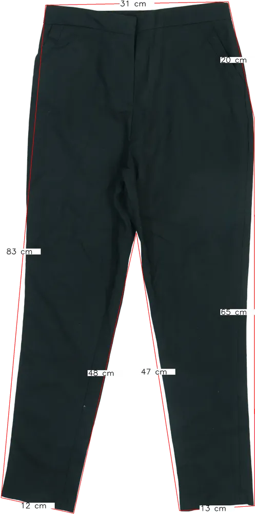 Fekete George Hosszúnadrág EU 146 / UK 11 év / US 12 év/L