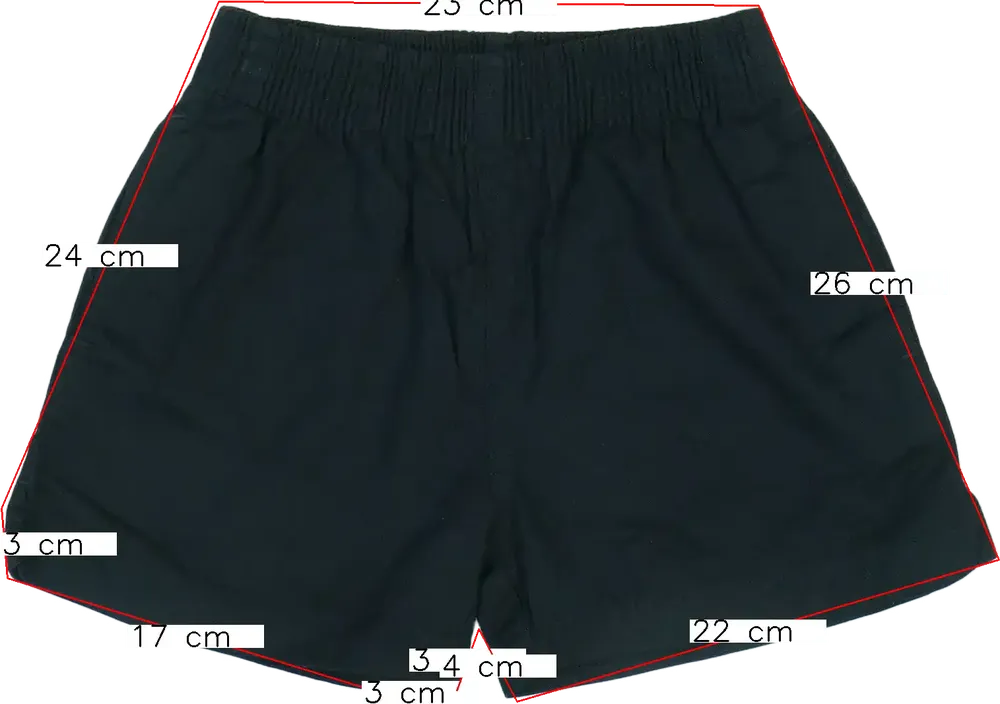 Fekete George Rövidnadrág EU 110 / UK 5 év / US 5 év/XS