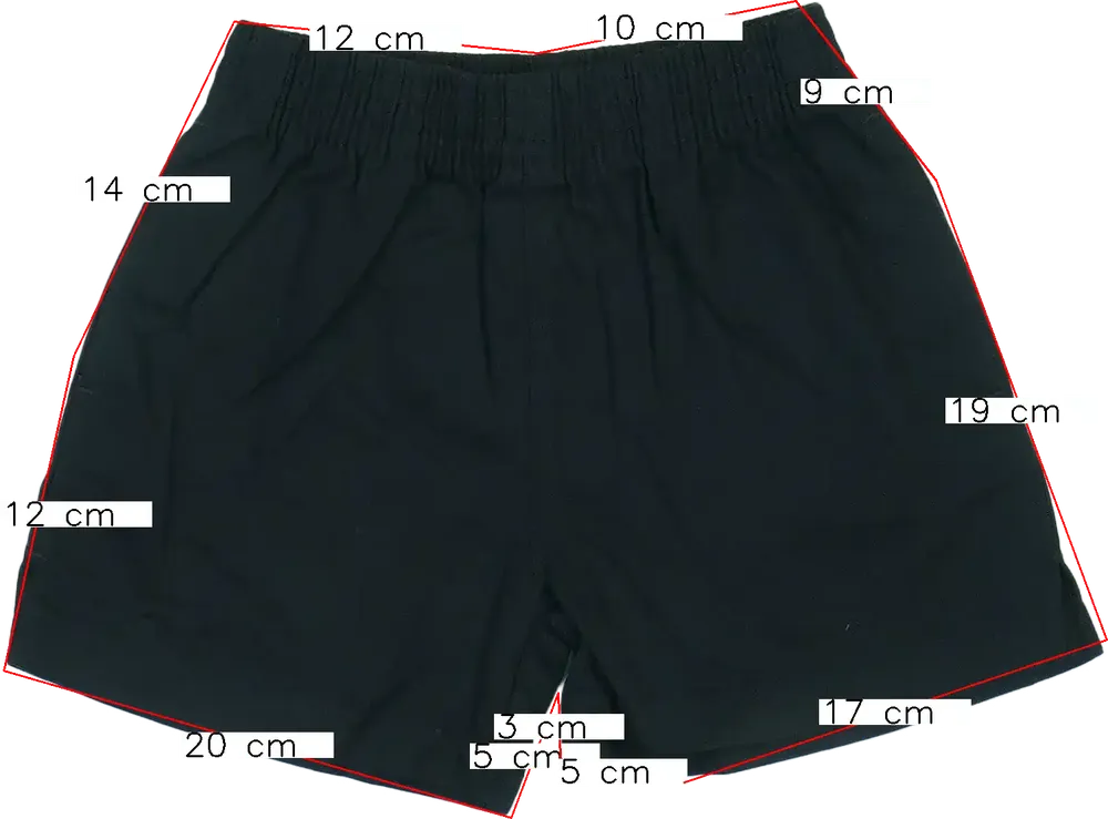 Fekete George Rövidnadrág EU 110 / UK 5 év / US 5 év/XS