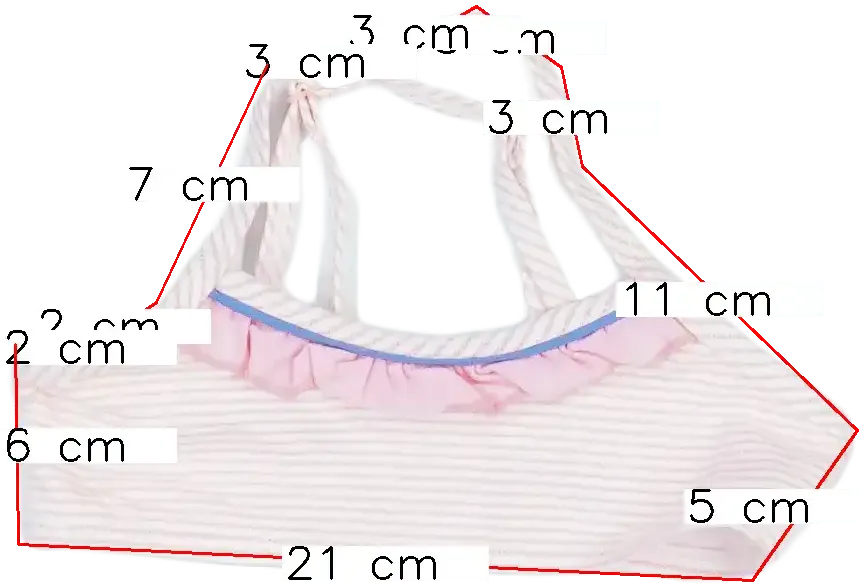 Rózsaszín Egyéb Bikini felső EU 92 / UK 2 év / US 2T