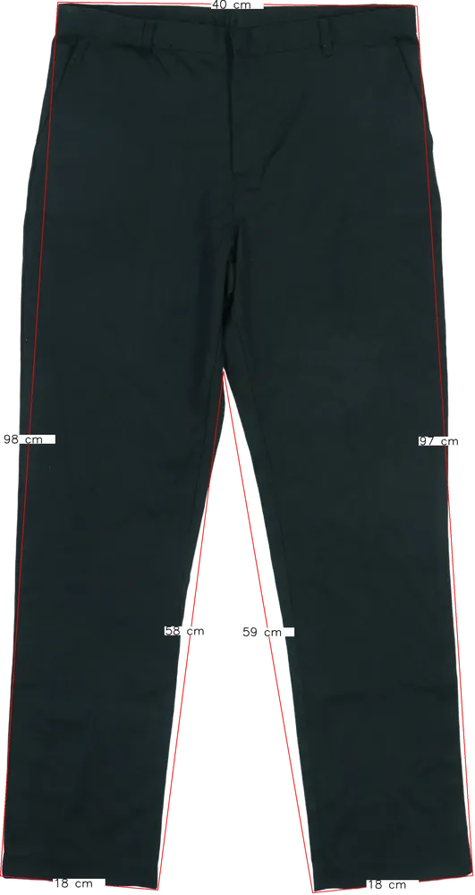 Fekete George Hosszúnadrág EU 170 / UK 15 év / US XL