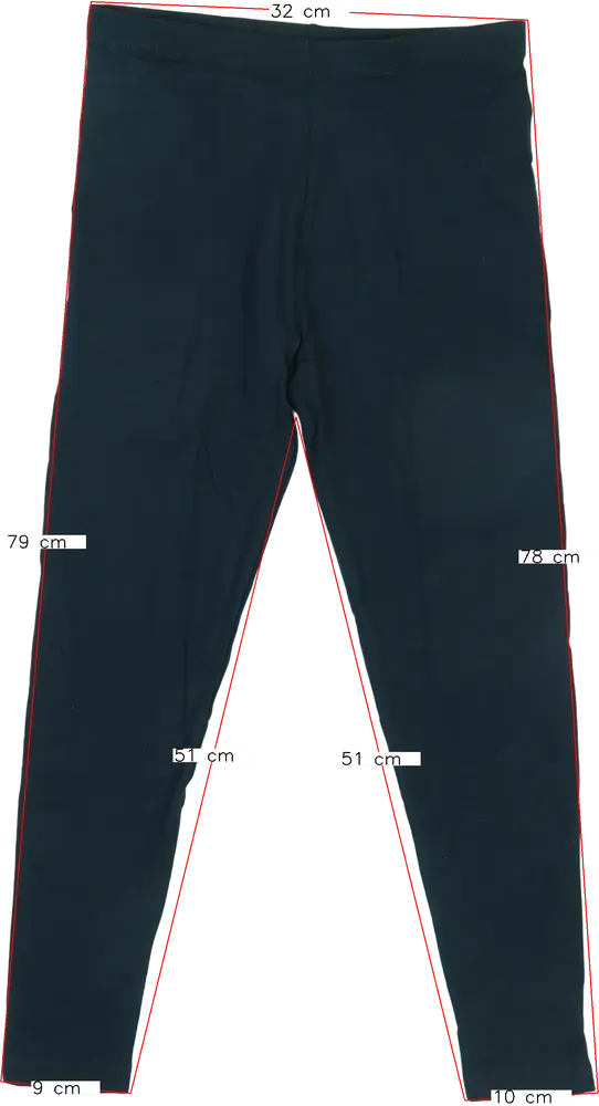 Fekete George Leggings EU 152 / UK 12 év / US 12 év/L