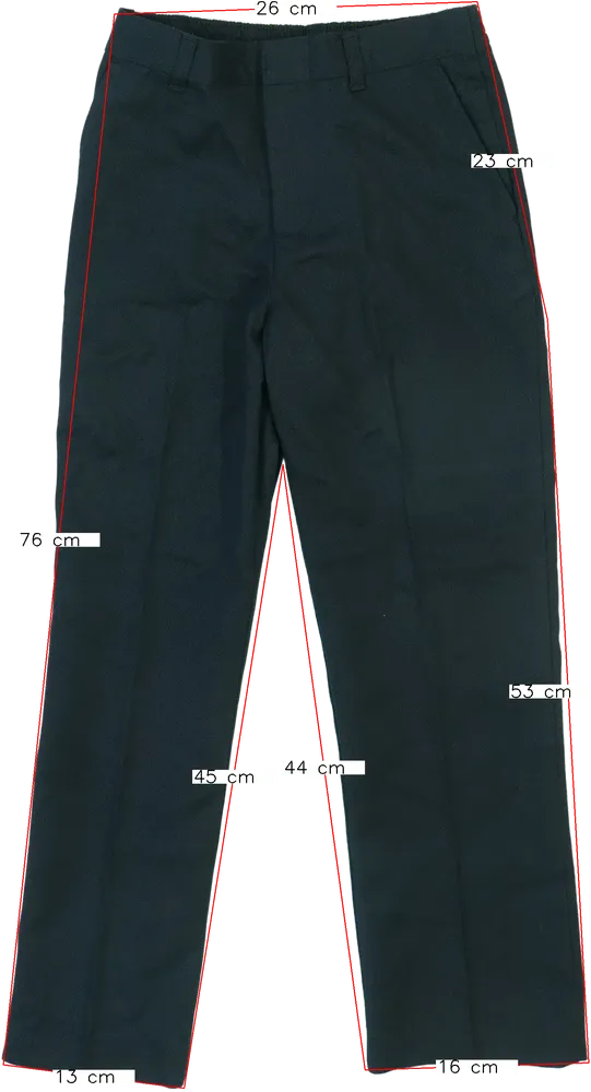 Fekete George Hosszúnadrág EU 128 / UK 8 év / US 8 év/M