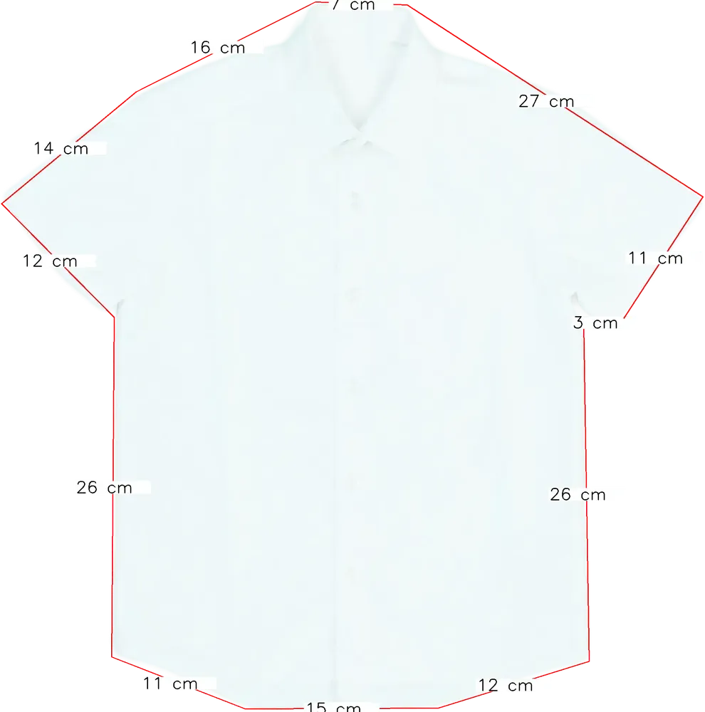 Fehér George Ing EU 116 / UK 6 év / US 6 év/S