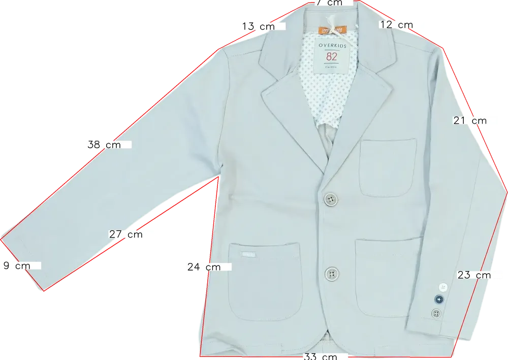 Barna Overkids Blézer és Zakó EU 104 / UK 4 év / US 4T/XS