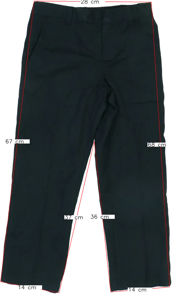 Fekete George Hosszúnadrág EU 116 / UK 6 év / US 6 év/S