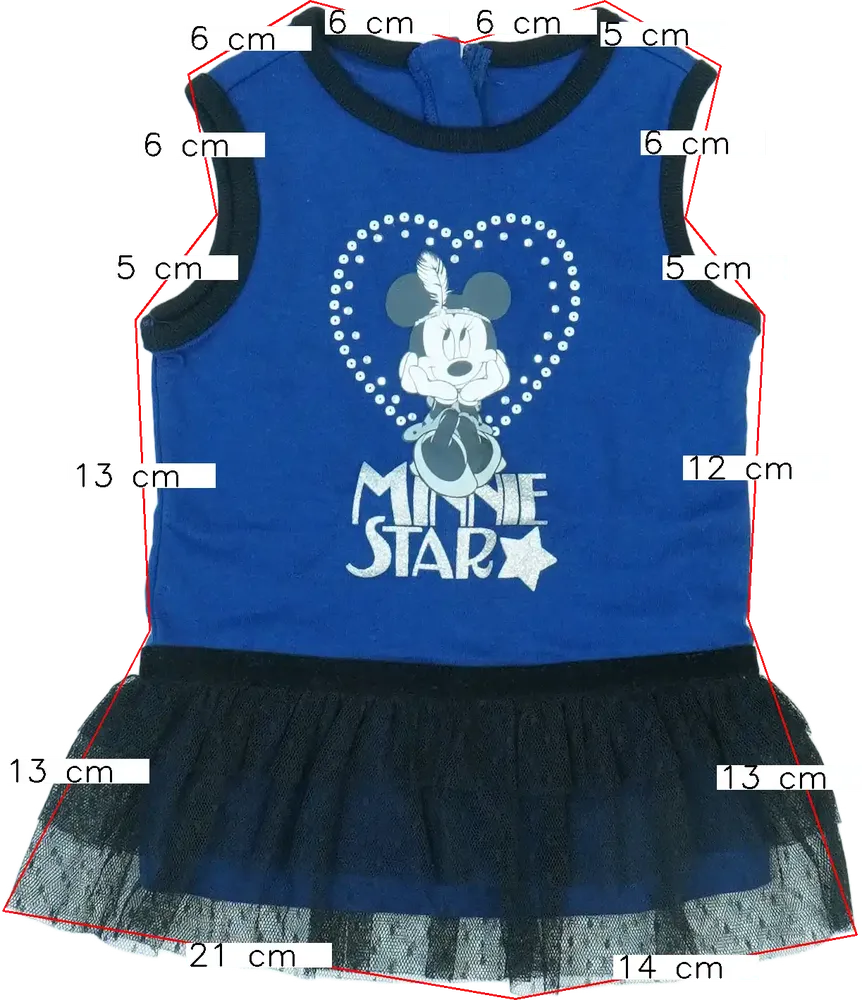 Kék Disney Ruha EU 68 / UK 3-6 hónap / US 3-6 hónap